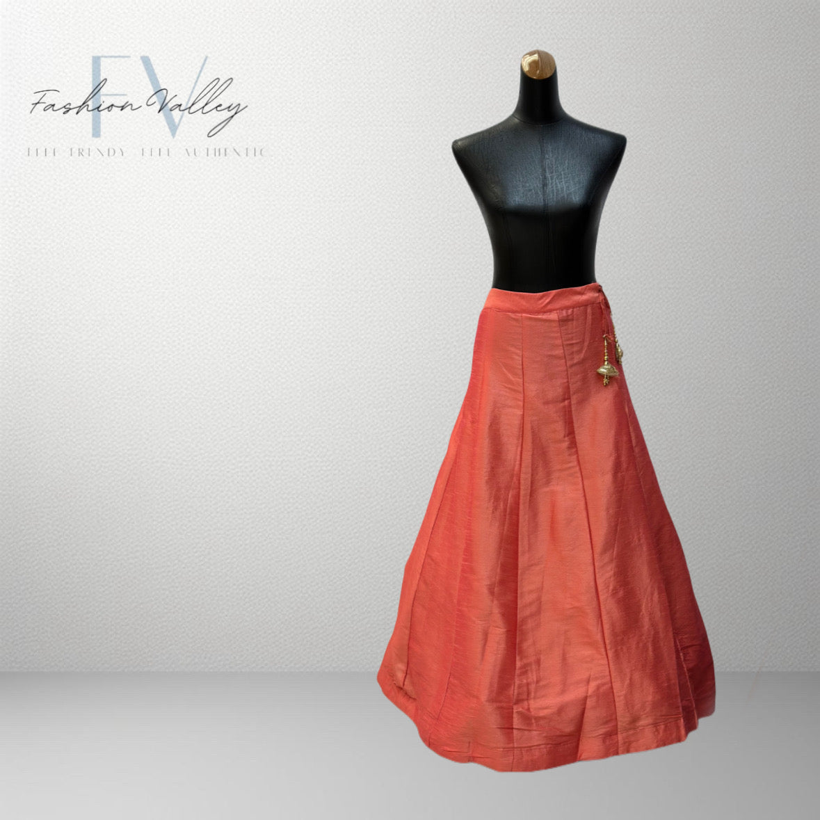 Raw-silk skirts