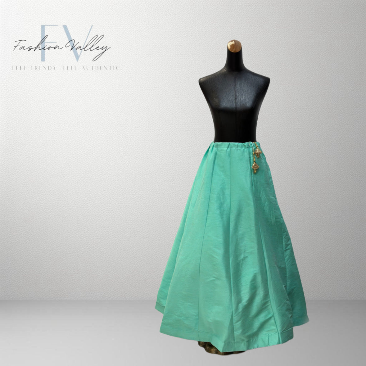 Raw-silk skirts